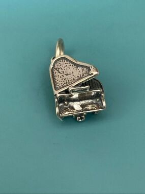 Piano Sterling Silver Jewelry Charm #music